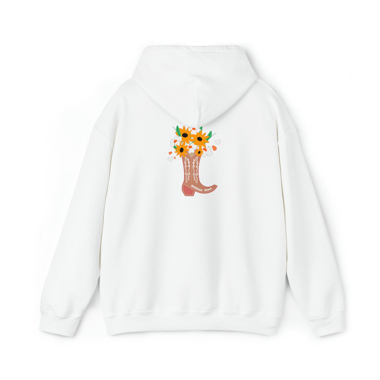 Flower Boot Sweatshirt - Brown